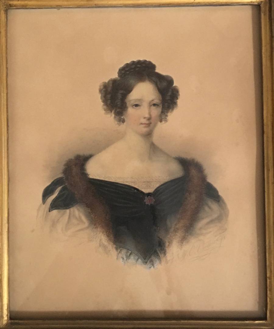 Volledige afbeelding voor het kunstwerk genaamd Portret van Agnes Boreel