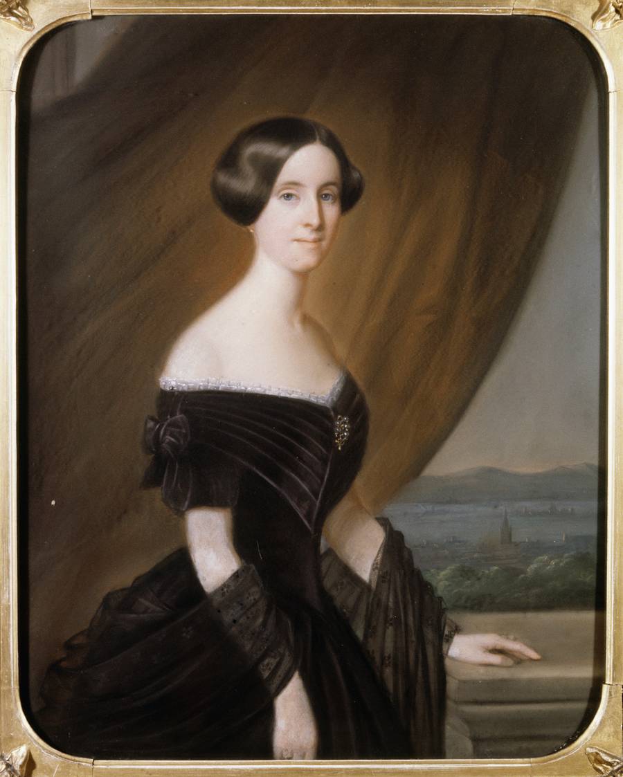 Volledige afbeelding voor het kunstwerk genaamd Portret van Catharina Dedel